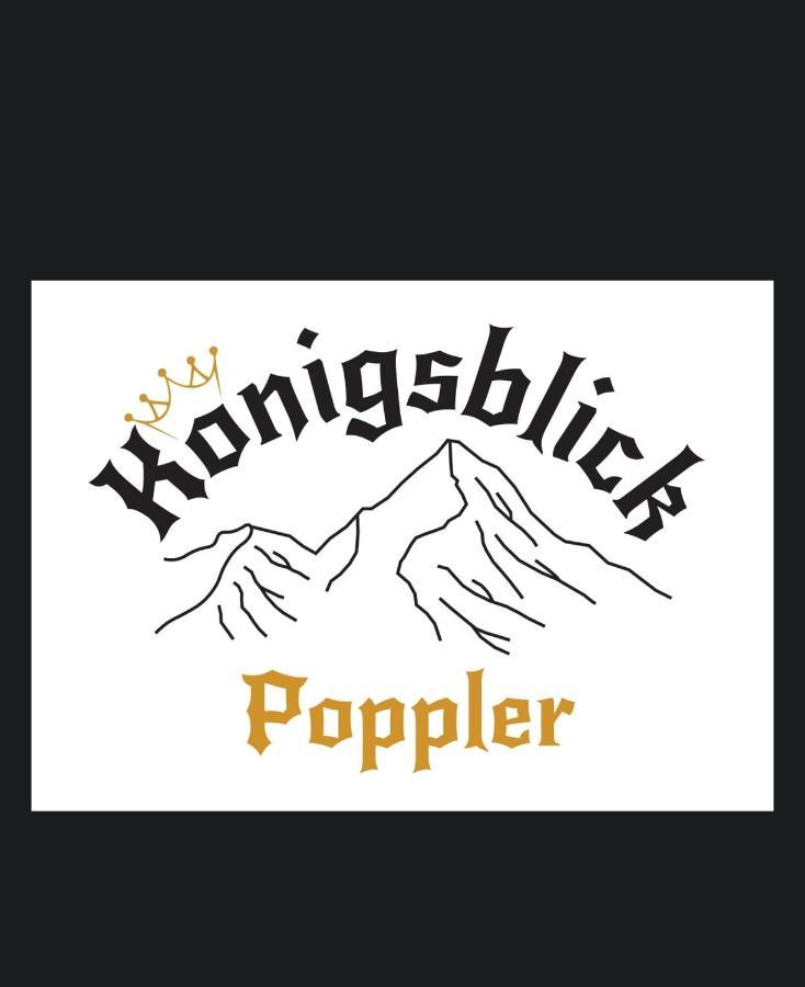 Ferienwohnung Koenigsblick Poppler Hopferau Exterior foto