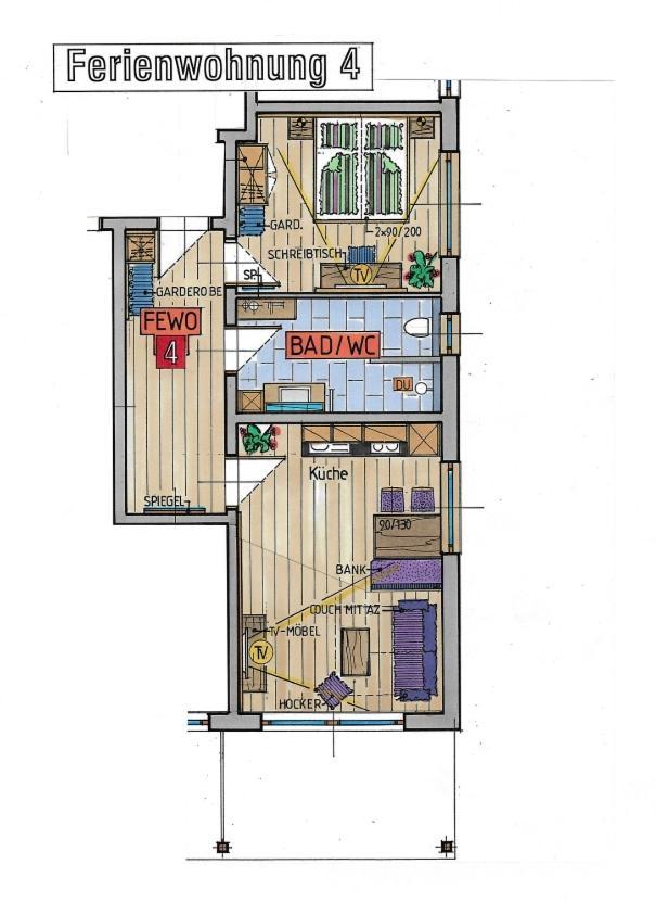 Ferienwohnung Koenigsblick Poppler Hopferau Exterior foto