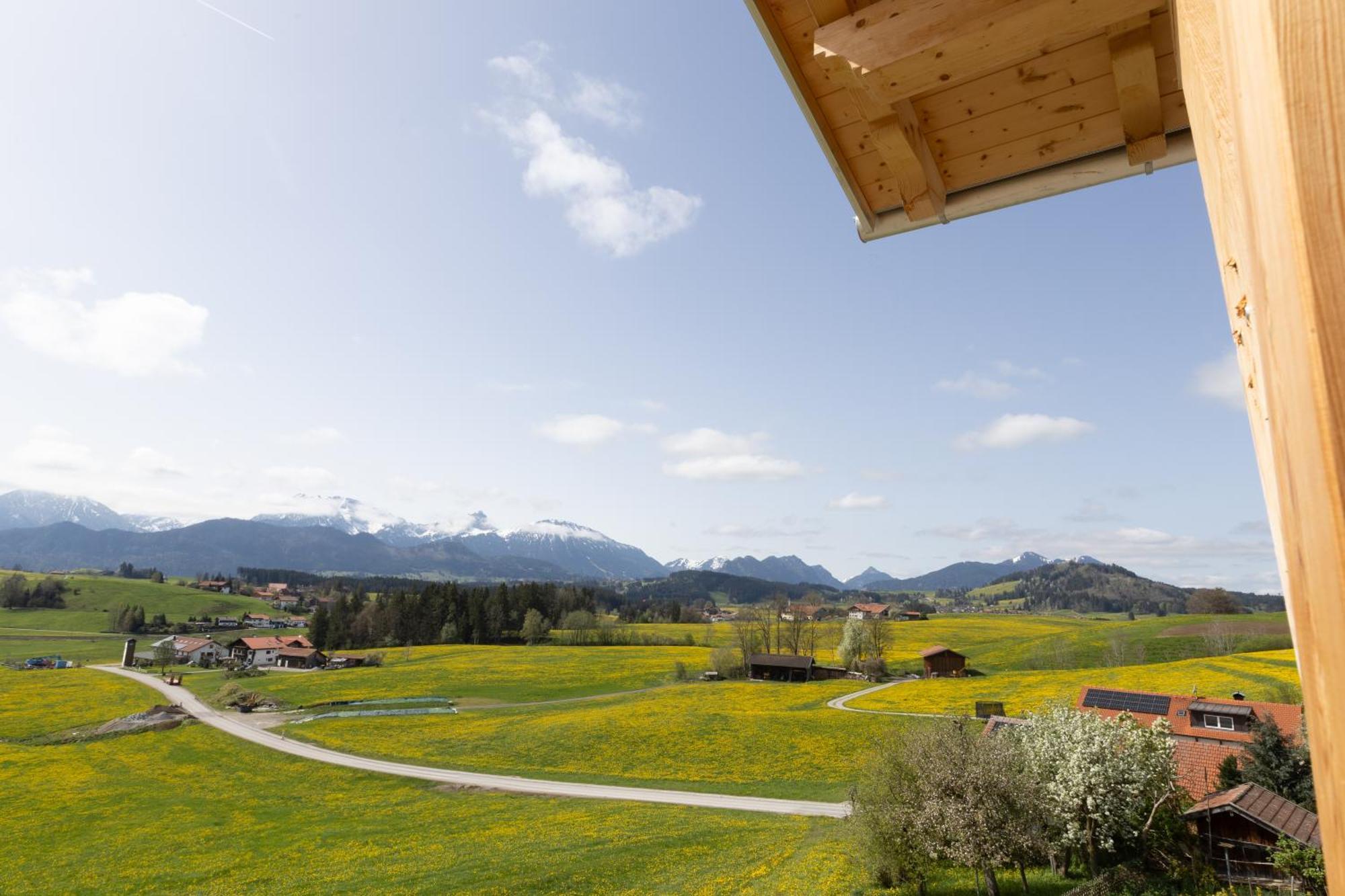 Ferienwohnung Koenigsblick Poppler Hopferau Exterior foto