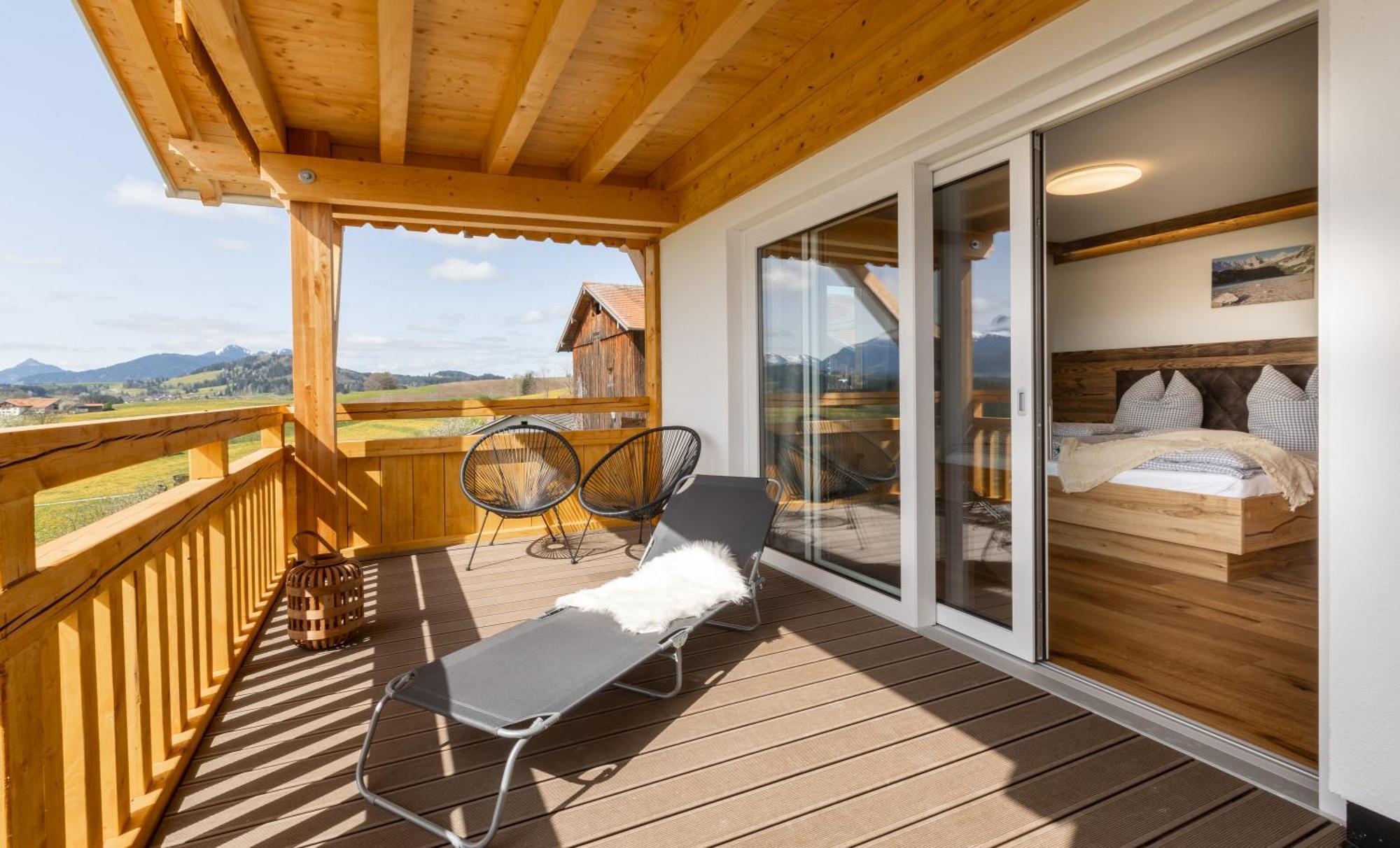 Ferienwohnung Koenigsblick Poppler Hopferau Exterior foto