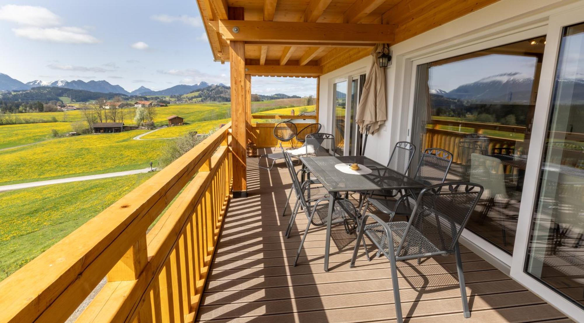 Ferienwohnung Koenigsblick Poppler Hopferau Exterior foto