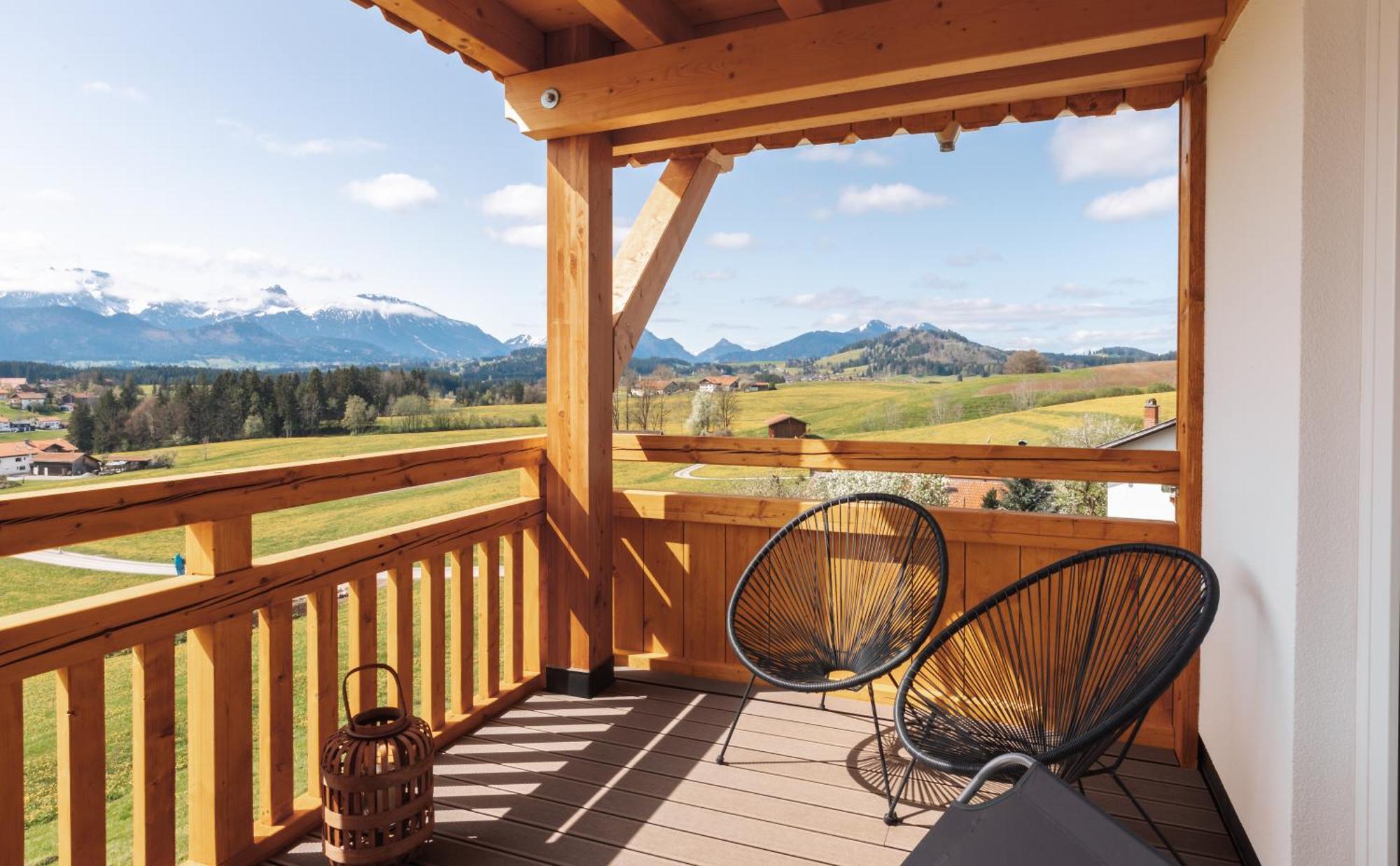 Ferienwohnung Koenigsblick Poppler Hopferau Exterior foto